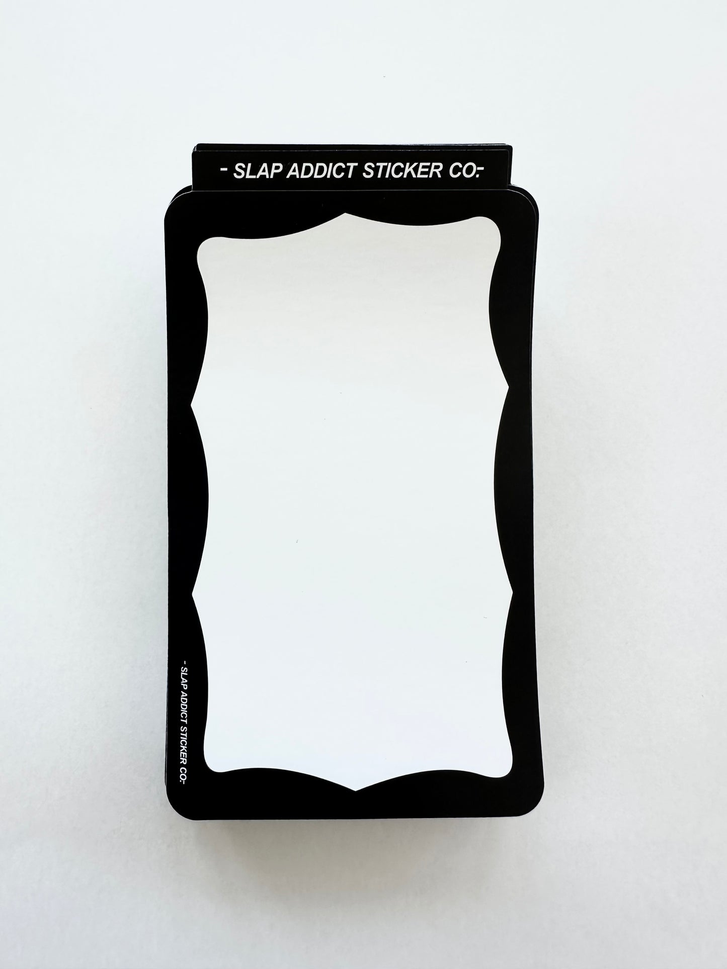 Black Border Eggshell Sticker 100 Pack